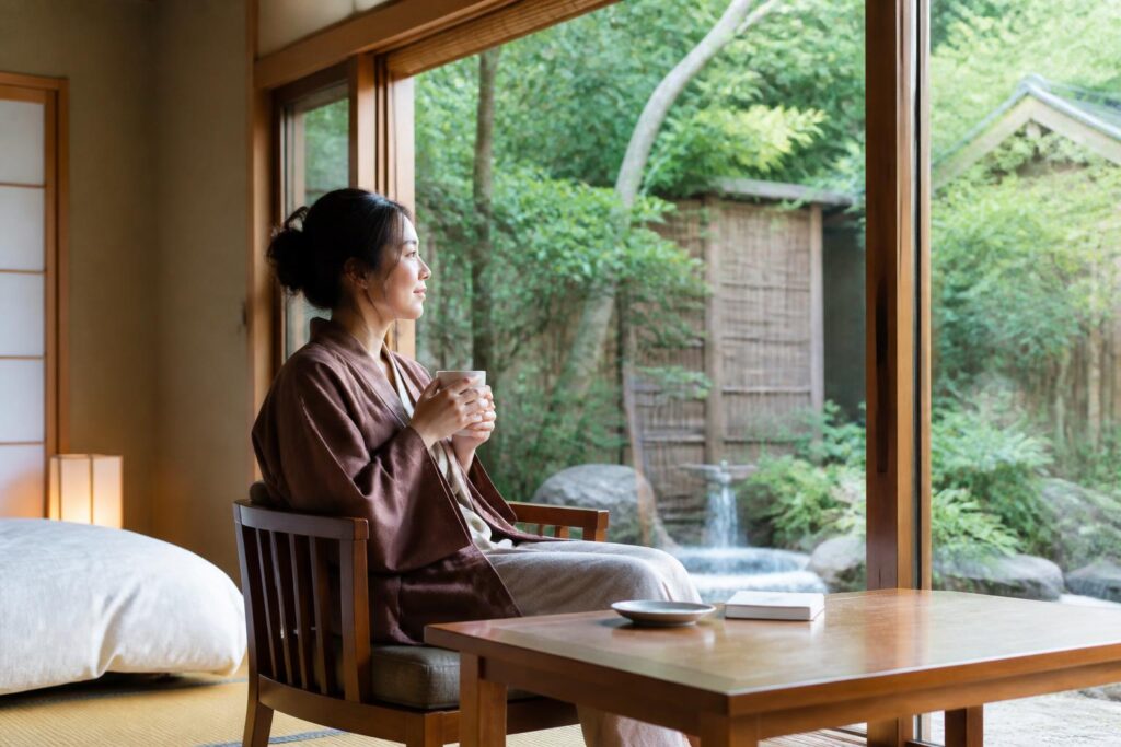 一人旅をする女性向けの癒し宿のお得情報は？