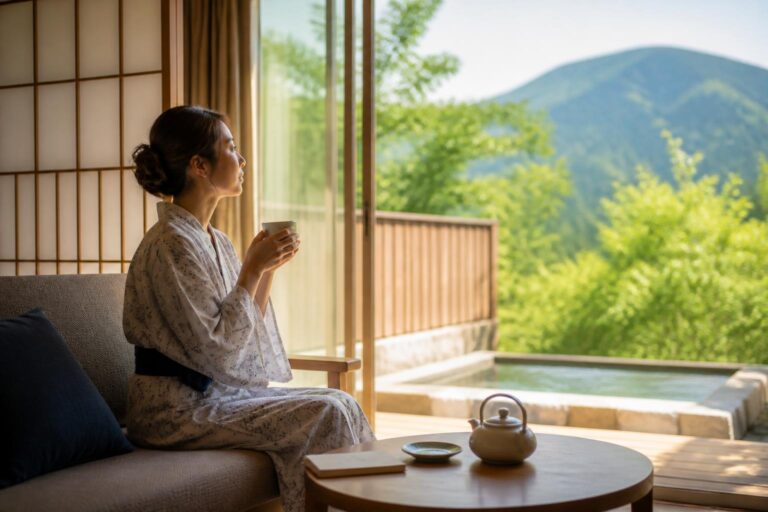 一人旅の女性が絶景を楽しめる宿は？